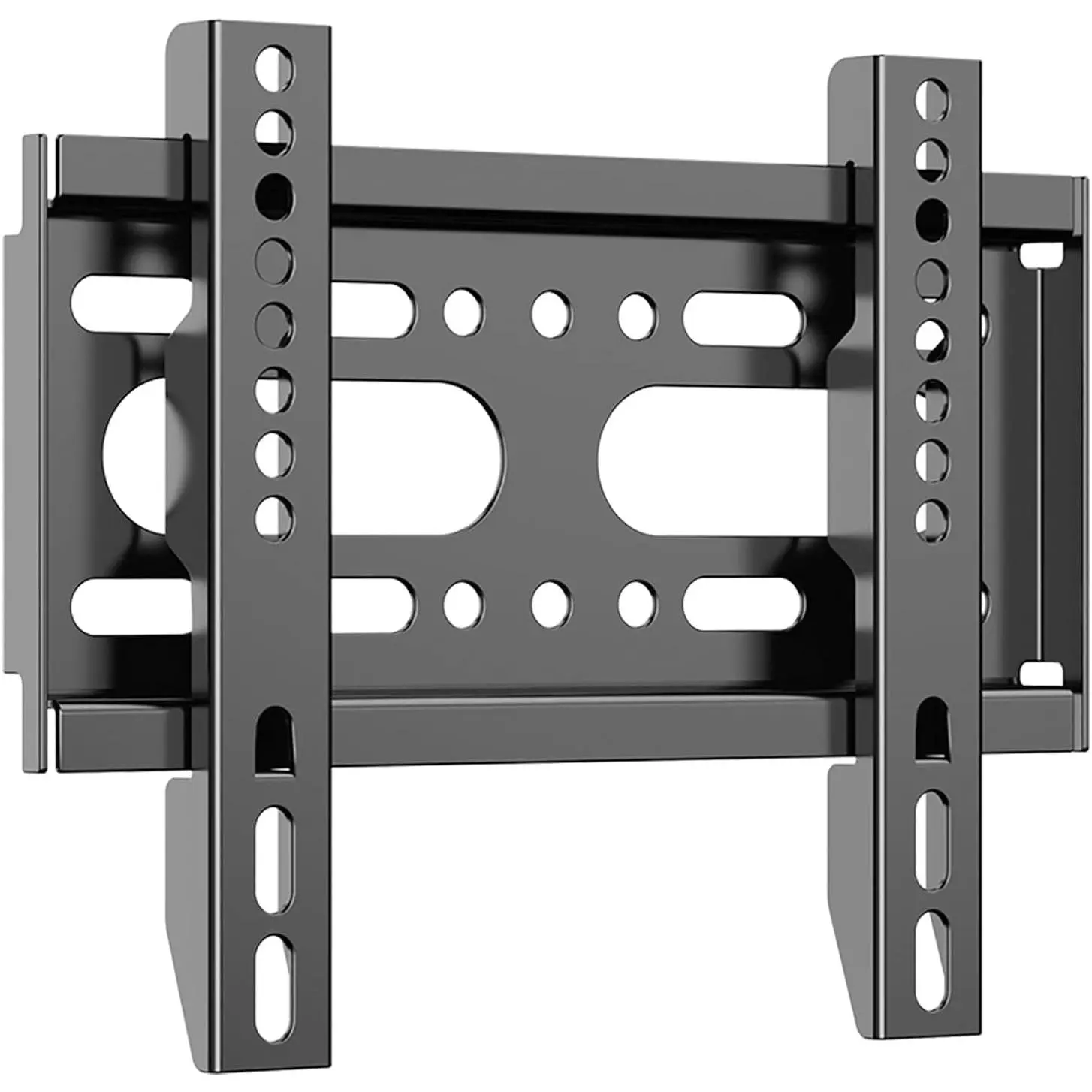 TV Wall Mount Fixed Monitor Bracket for Most 14-42" Flat Curved Screen 19 24 32 40 inch TV Monitor, Small Televisions Mount up to VESA 200x200mm 25KG Max Load Low Profile Wall Mount Bracket(Gift)