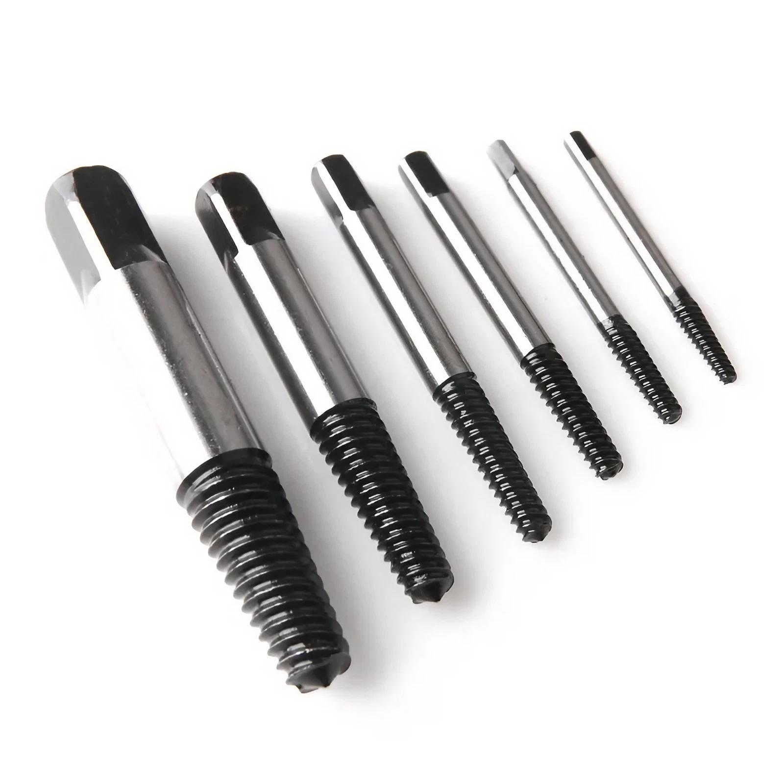 Broken Damaged Screw Pull Out Bit Set, Carbon Steel Double Sided Screw Center Bit, Removal Tool Set, Screw Extractor Bits, Gift