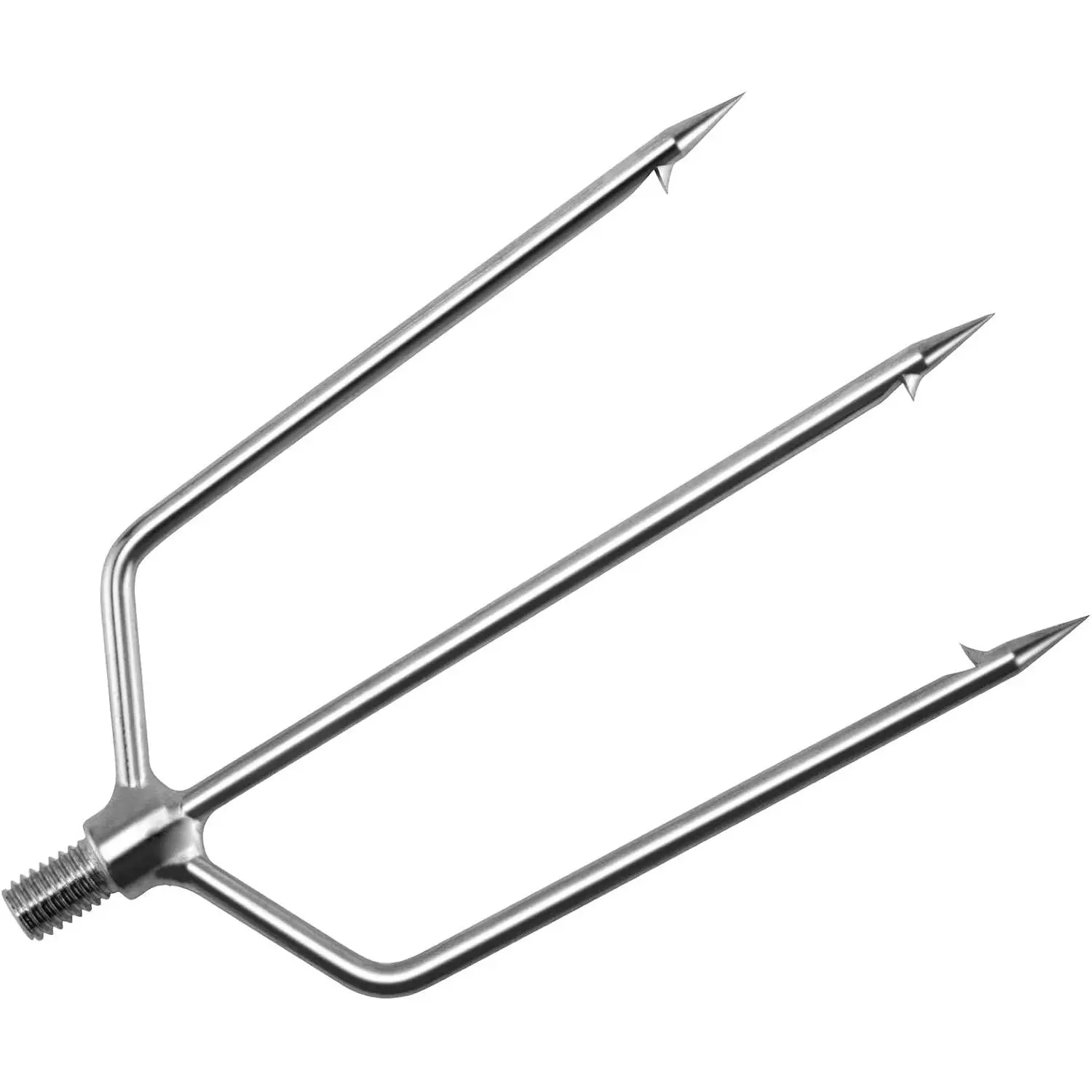 Retractable Fishing Gaff Stainless Steel, Telescopic 8mm Screw Fishing Spear  Gig Harpoon Gaff Hooks, Fish Frog Gig Ice Fishing Fish Gaffs Replaceable Harpoons Rakes