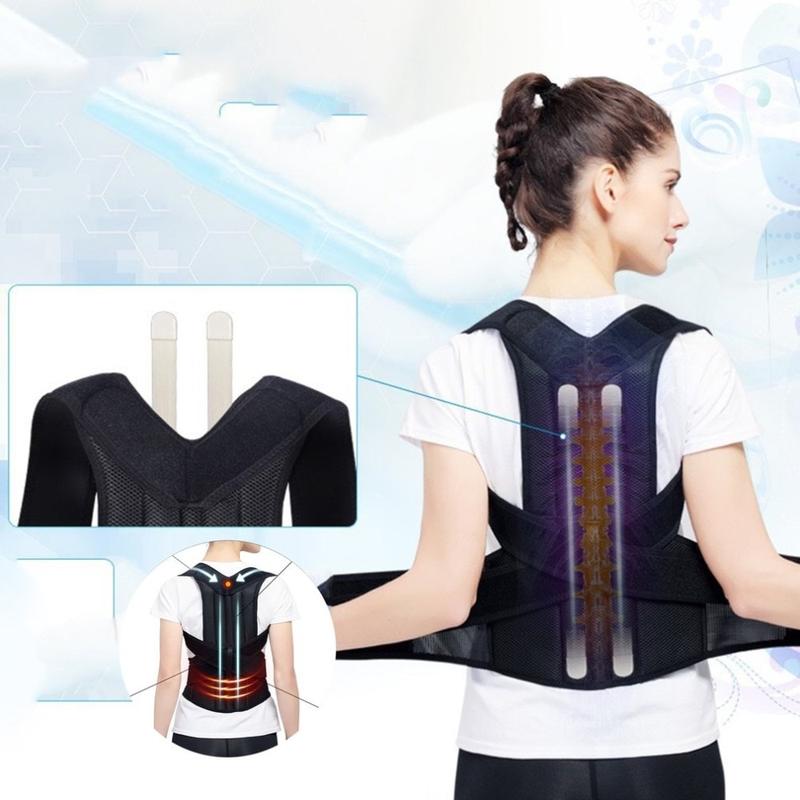 Back Brace Posture Corrector – Breathable Full Back Support, Shoulder Alignment, Spine Relief, Unisex Adjustable Support Vest Back Brace Posture Corrector – Breathable Full Back Support, Shoulder Alignment, Spine Relief, Unisex Adjustable Support Vest