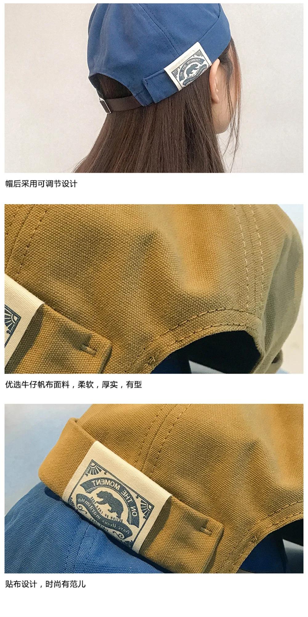 Fashion Cotton Brimless Hat Men Women Retro Skullcap Melon Docker Cap Street Hip Hop Without Visor Summer Outdoor Beanie Gorras