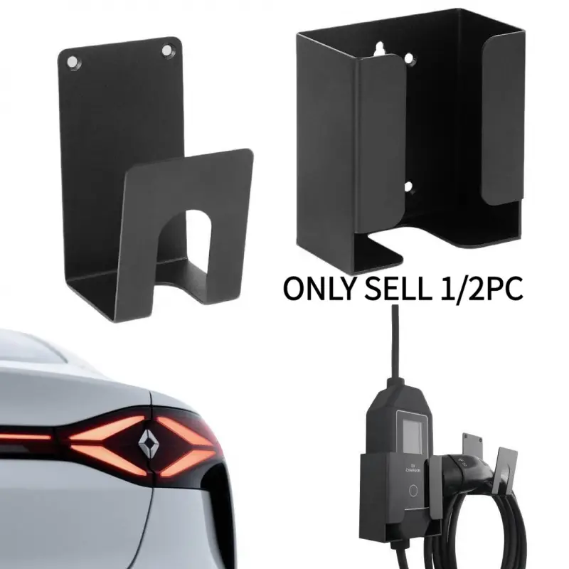 Electric Bike Charger Stand, Wall-Mounted Holder Set, Easy Installation, Safety Cable Management, Mobile Electric Bike Charging Rack