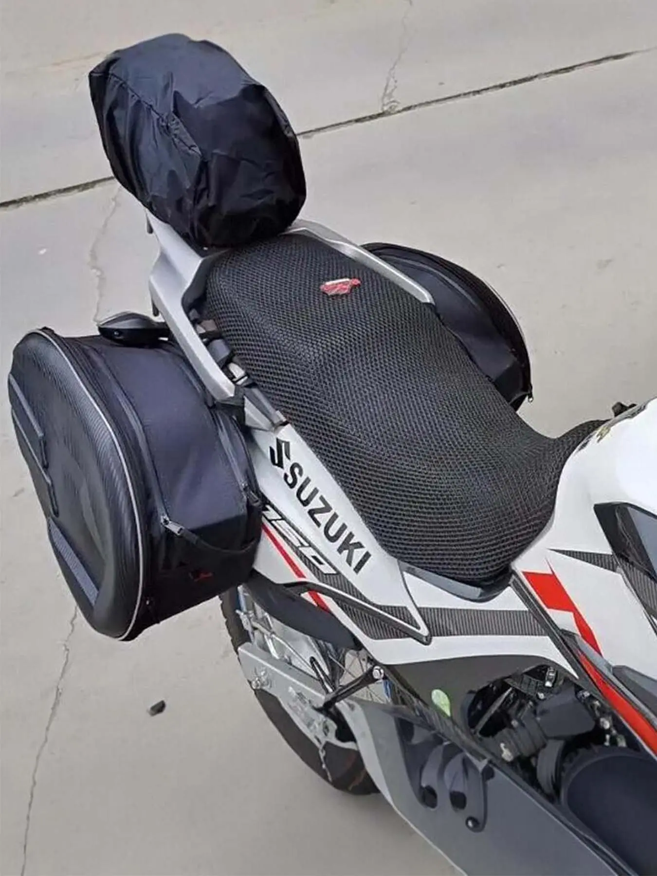 Motorcycle Leather Pouches, Dual-Sided Storage Bags for Biking, Multi-Functional Motorcycle Accessories, Ideal for Riders and Travelers, Bike Motorcycle Accessories