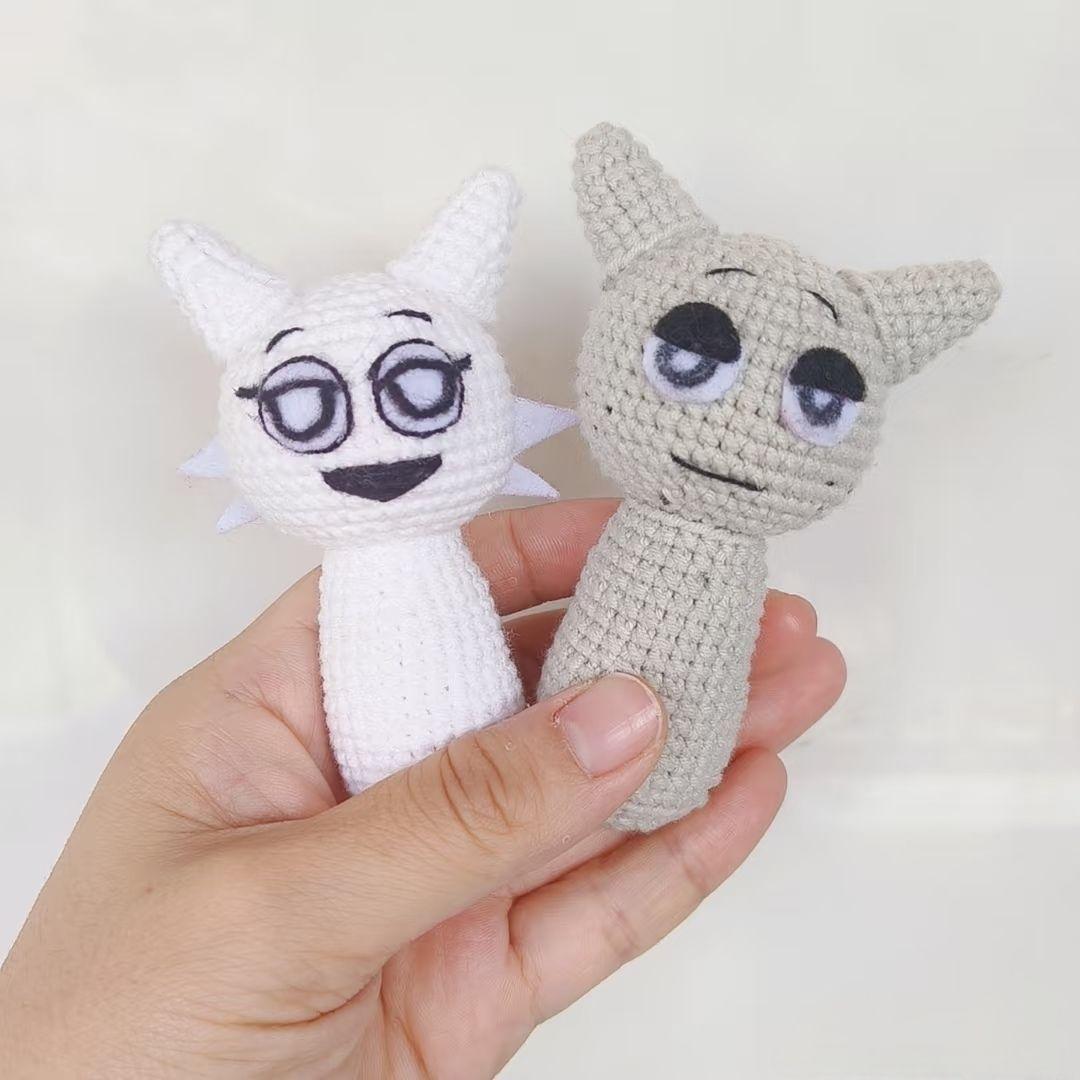 New Sprunki Plush Toy Pinki Sprunki Oren Doll Plushie Wenda Sprunki Crochet Doll Soft Toy Stuffed Animal Birthday Gift