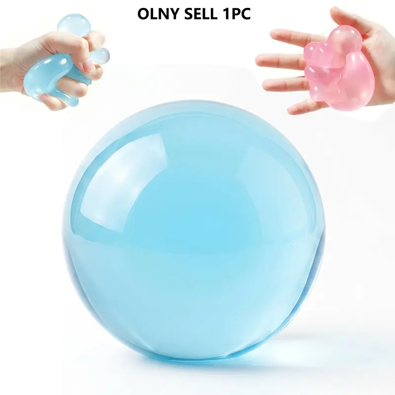 Coconut Oil Squishy Ball, Mouldable Handmade Squeeze Ball, Soft Flexible Anxiety Relief Stress Ball, Satisfying Sensory Fidget Decompression Toy, Holiday Gift for Kids & Adults, Coconut Oil Stress Balls