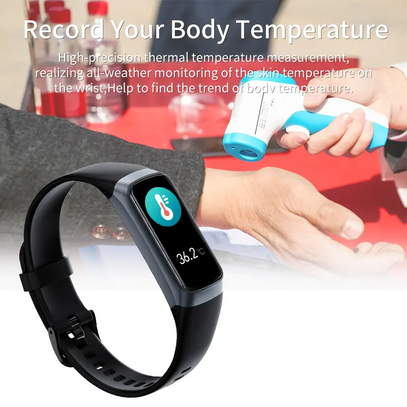 Amoled Smart Watch Men Smart Band Women Heart Rate Blood Smartwartch Waterproof Smart Bracelet Sport Fitness Tracker 2026