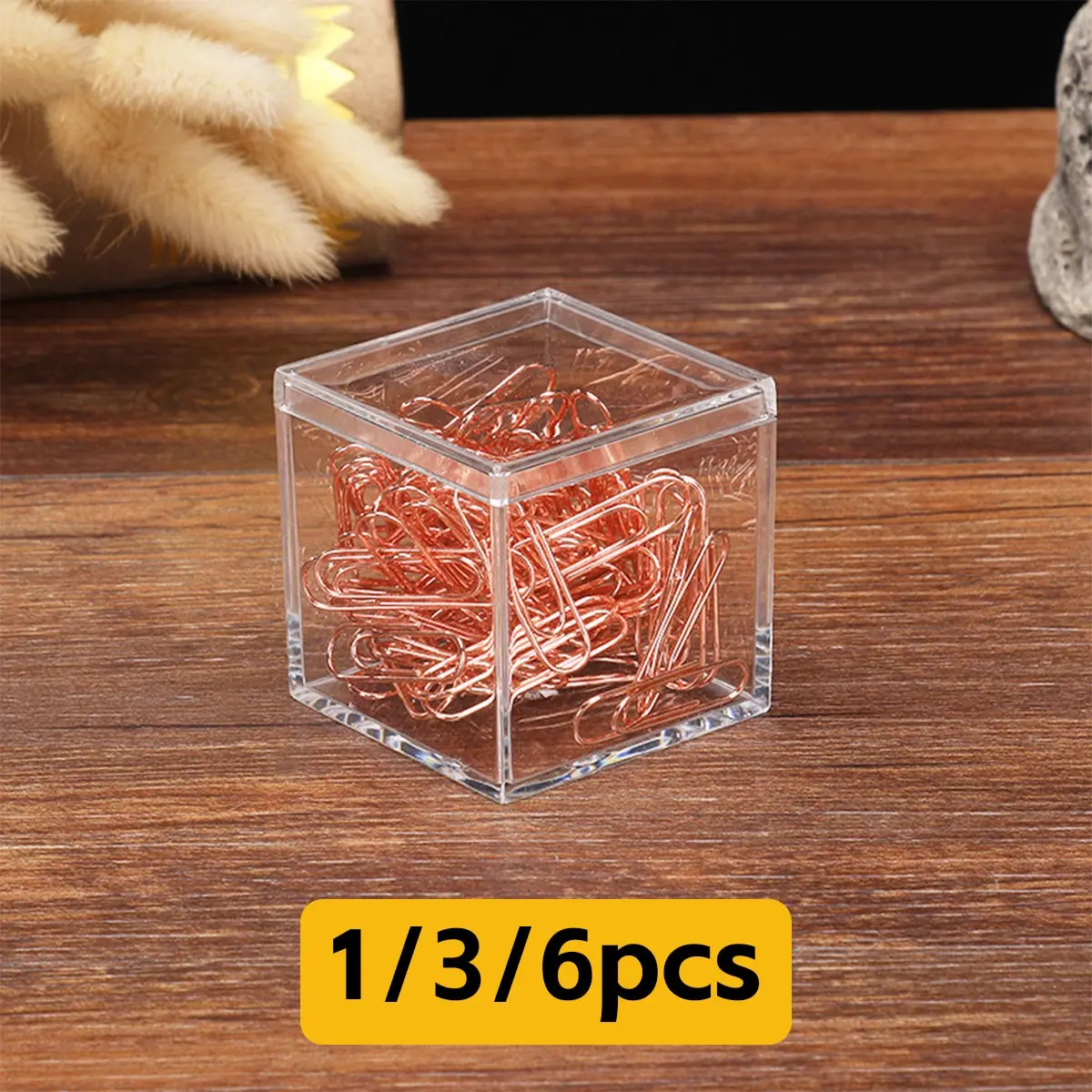 Transparent Acrylic Display Box Set, 6 Square Boxes with Lids, Ideal for Candy, Home Decor, Party Favors, Wedding Gifts, Jewelry Storage