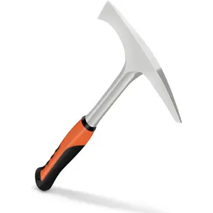 Welding Chipping Hammer 28 oz Slag Removal Tool with Forged Steel Construction & Shock Reduction Handle Rock Pick Forged Brick Hammer