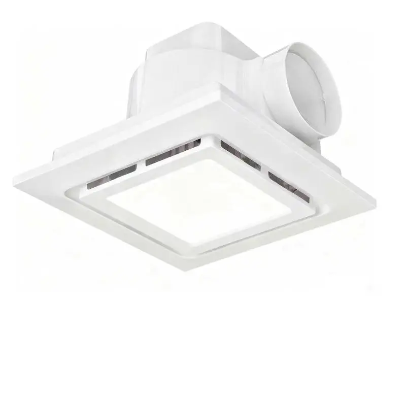 Bathroom Exhaust Fan with White LED Light, 110 CFM 1.0 Sones Ultra Quiet Ceiling Ventilation Fan, Exhaust Fan Mounting Opening 8"x8" for Bathroom,Kitchen