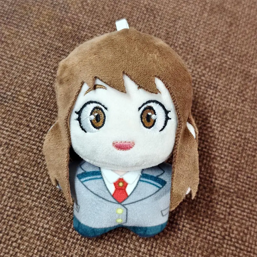 MHA Anime plush Toy Keychains Uraraka Ochako Plushies Uraraka Ochako Himiko Toga Figure soft Cosplay toys backpack pendant Gifts
