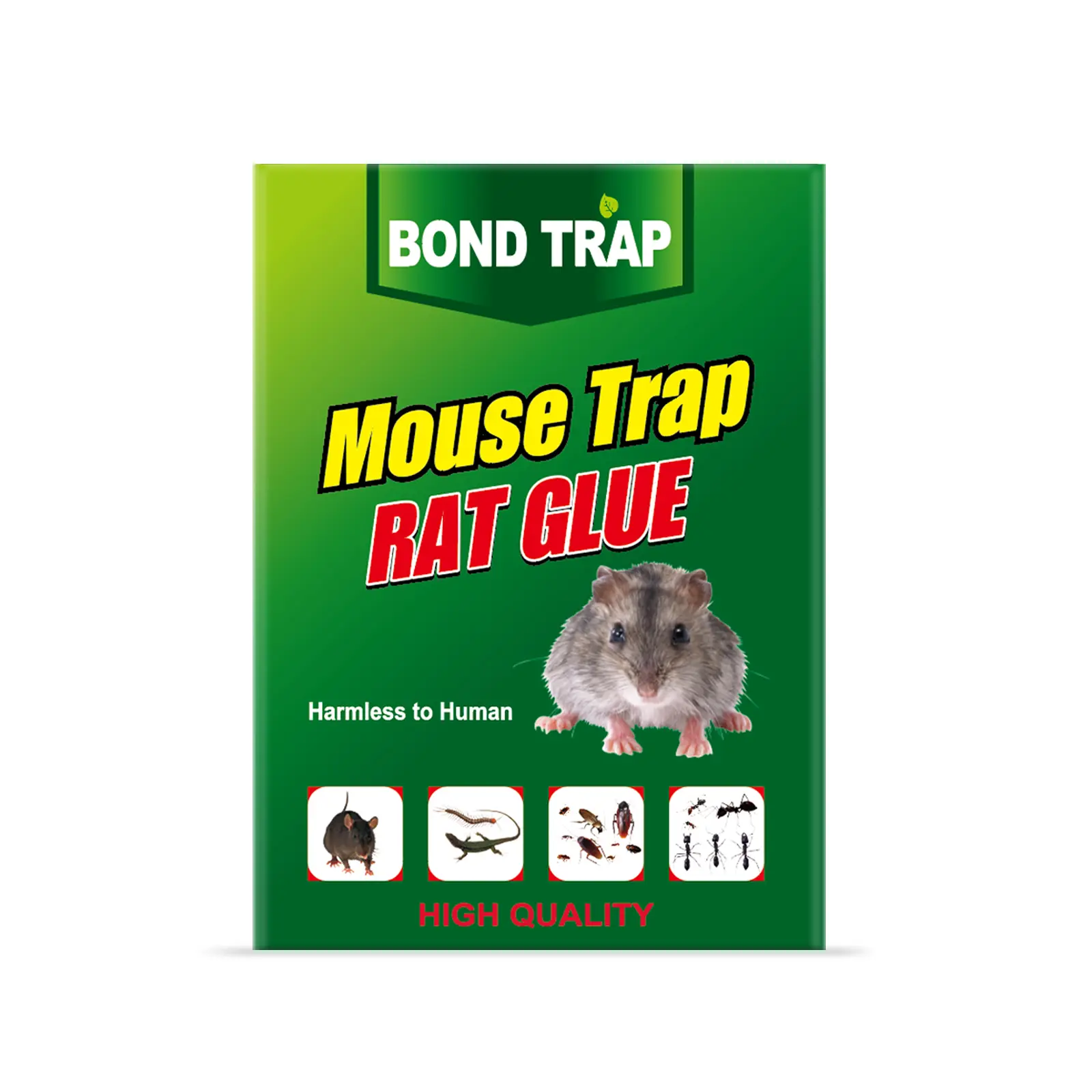 Sticky Mouse Glue Trap for Mice & Household Insects, Indoor Home Pest Control, Safe for Kids & Pets