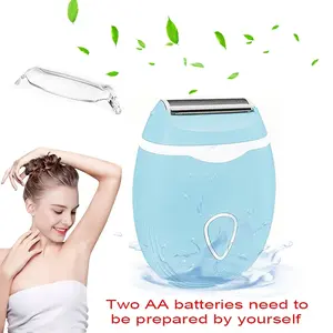 New women's electric shaver, electric shaver, bikini line hair remover, armpit hair remover, size 7 battery, suitable for holiday gift giving