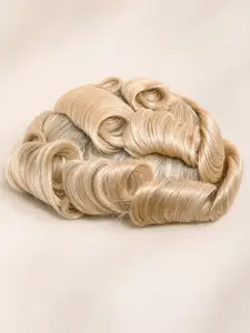 Human Hair Mono Wig for Men, Durable Hair Prosthesis Toupee, Natural Look Men's Hair System, Breathable & Comfortable, Easy to Wear for Daily Use