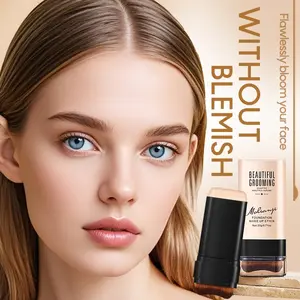 Double-Ended Foundation Stick, Oil-Control, Conceal & Brighten, 24-Hour Long-Lasting, 12-Hour Hydration, Neutral Makeup, Easy to Use, Beginner-Friendly