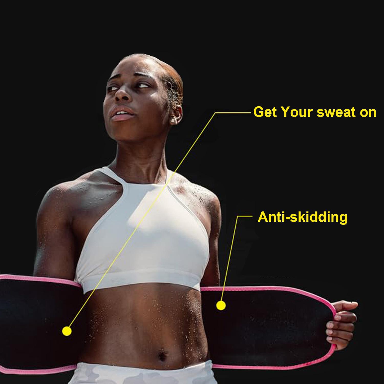 sweat waist trainer free shipping sweat band for women gym accessories gym stuff waist trainer body shape