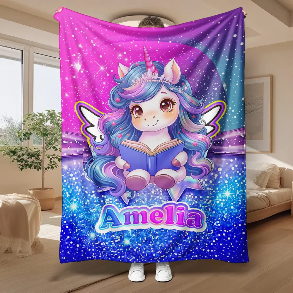 Afro Girl Princess Blanket Set, Dreamy Crown & Butterfly Printed Soft Blanket For Girls.Skin-Friendly Fluffy Fabric, Perfect Holiday Present For Your Little Girl. #TikTokMadeMeBuyIt#AfroGirlBlanketSet#PrincessThrowBlanket#CustomizedBlanket