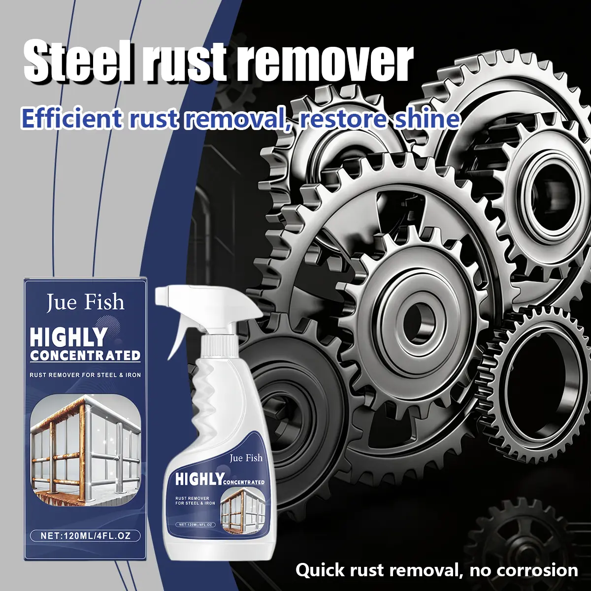 [Hot selling]Multi-functional rust remover, stainless steel cleaner, rust remover