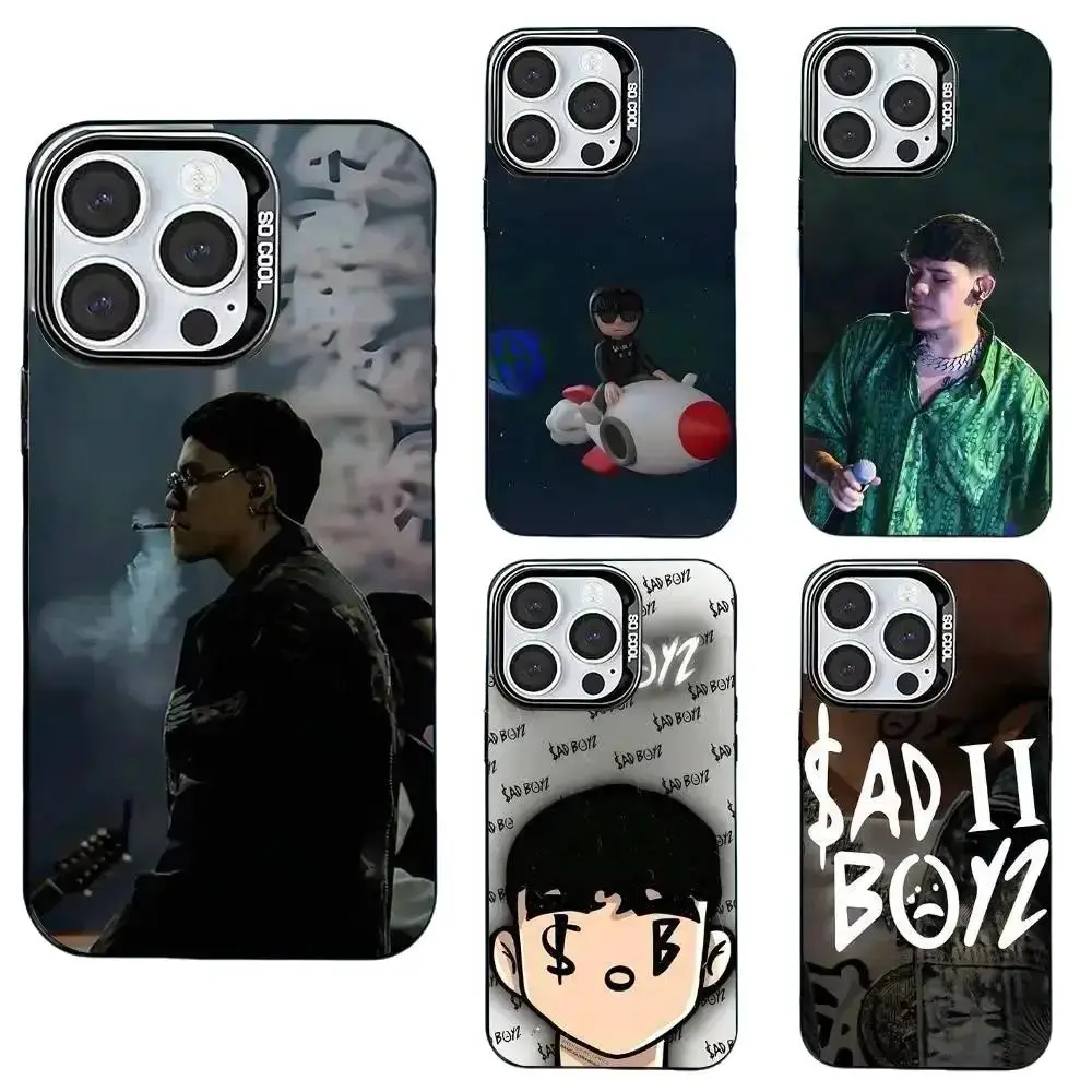 Singer J-Junior H Sad Boyz   Phone Case For iPhone 17 Promax 17E 16 Plus 15 14 13 12 11 Pro 17Air And Samsung S26 Ultra S25 Plus S24 S23 S22 EDGE FE Anti-Fall black silicone Shockproof Cover For Birthday Halloween