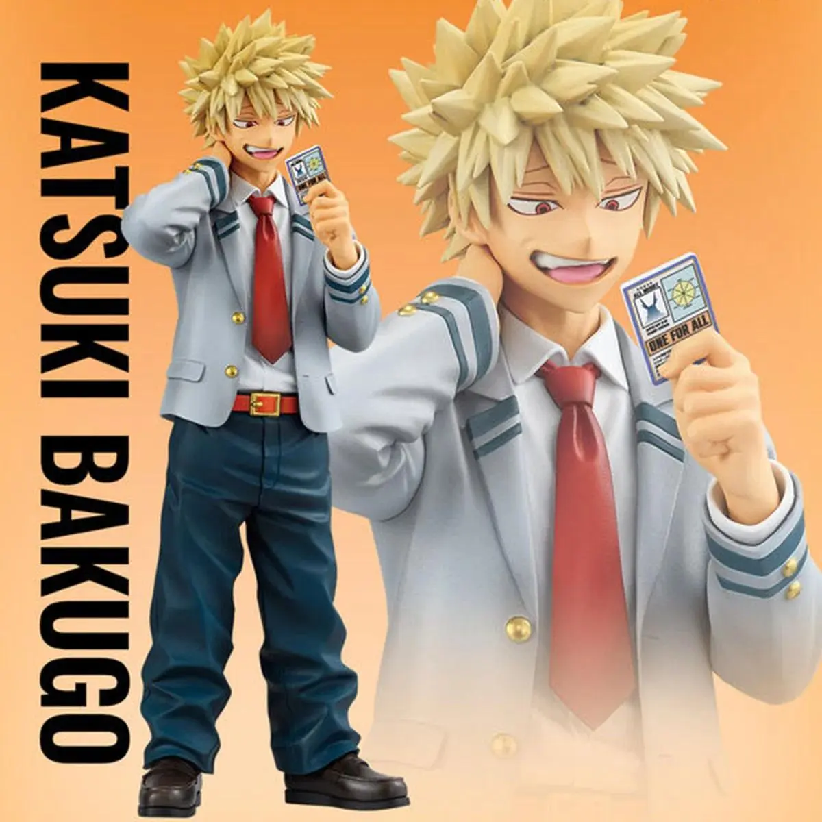 Katsuki Bakugo, My Hero, Anime Figure, Anime Merchandise, Anime Merch Gift for Friends Birthday, Anime Character Statue Ornament, Desktop Ornament, Pc Desktop Ornament, Collectible Figurine, Holiday Gift, Small Gift