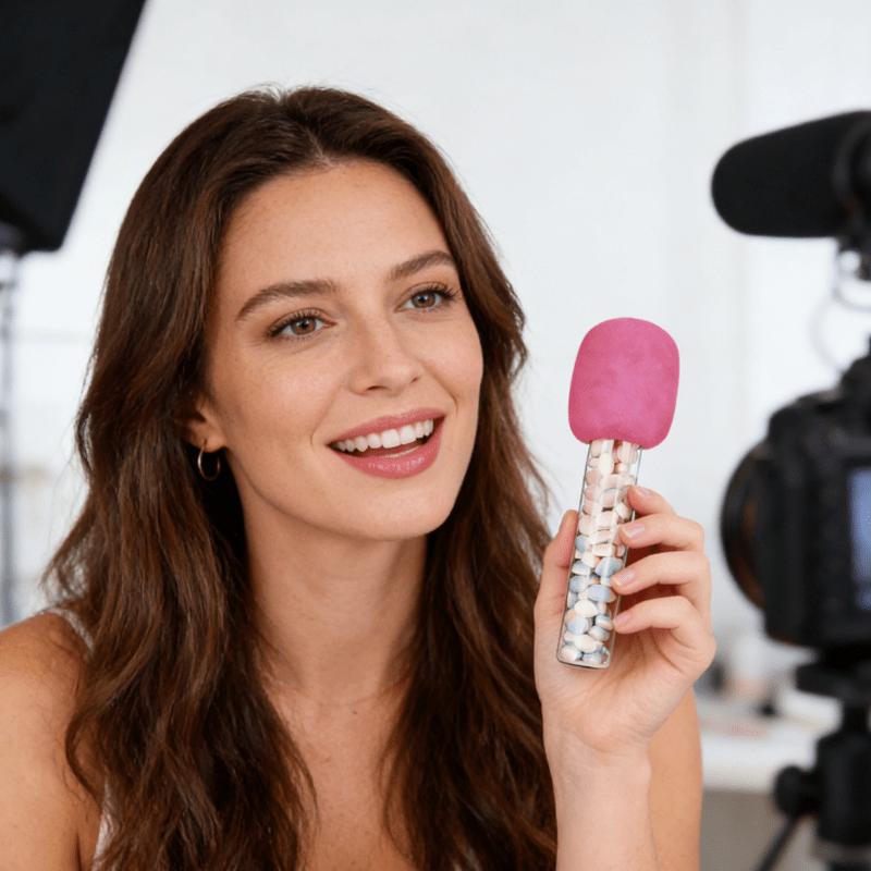 For Music Themed Parties, KTV & Bars, Creative Gift Packing Solution, 8 Pcs Microphone Shape Candy & Party Favor Boxes, With Microphone Cap, Effortlessly Create Music Themed Party, Party Favor Supplies