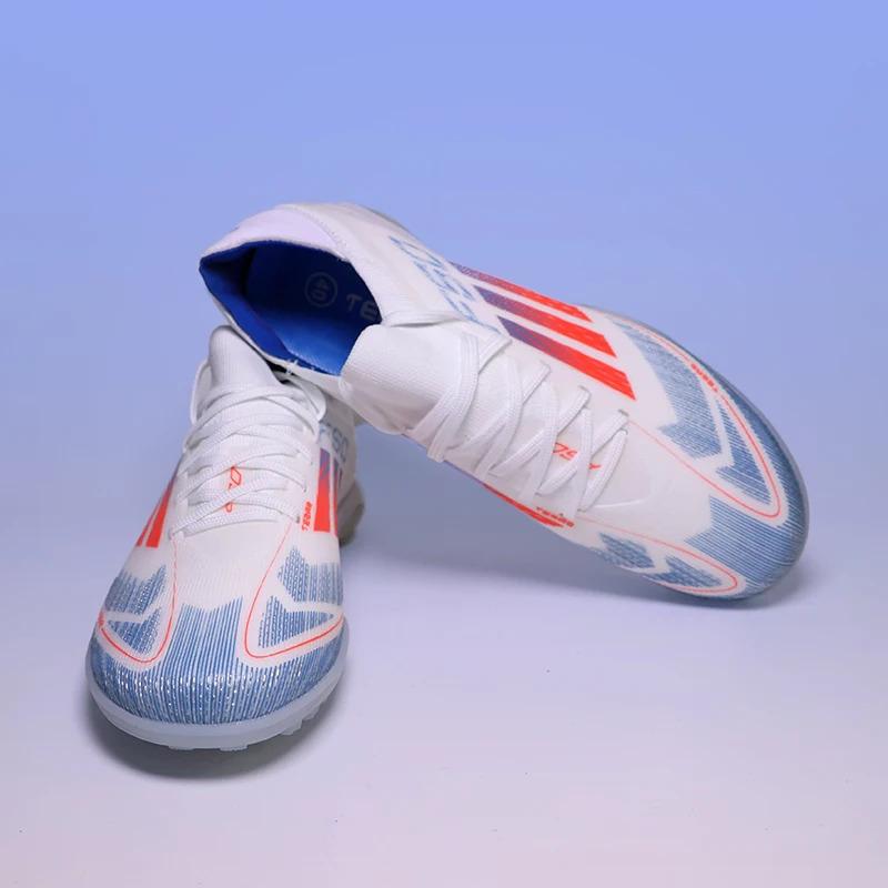 Professional F50 Soccer Cleats – FG/TF Studded Football Boots for Men Women, Durable Comfortable Shoes for Grass Training & Competition