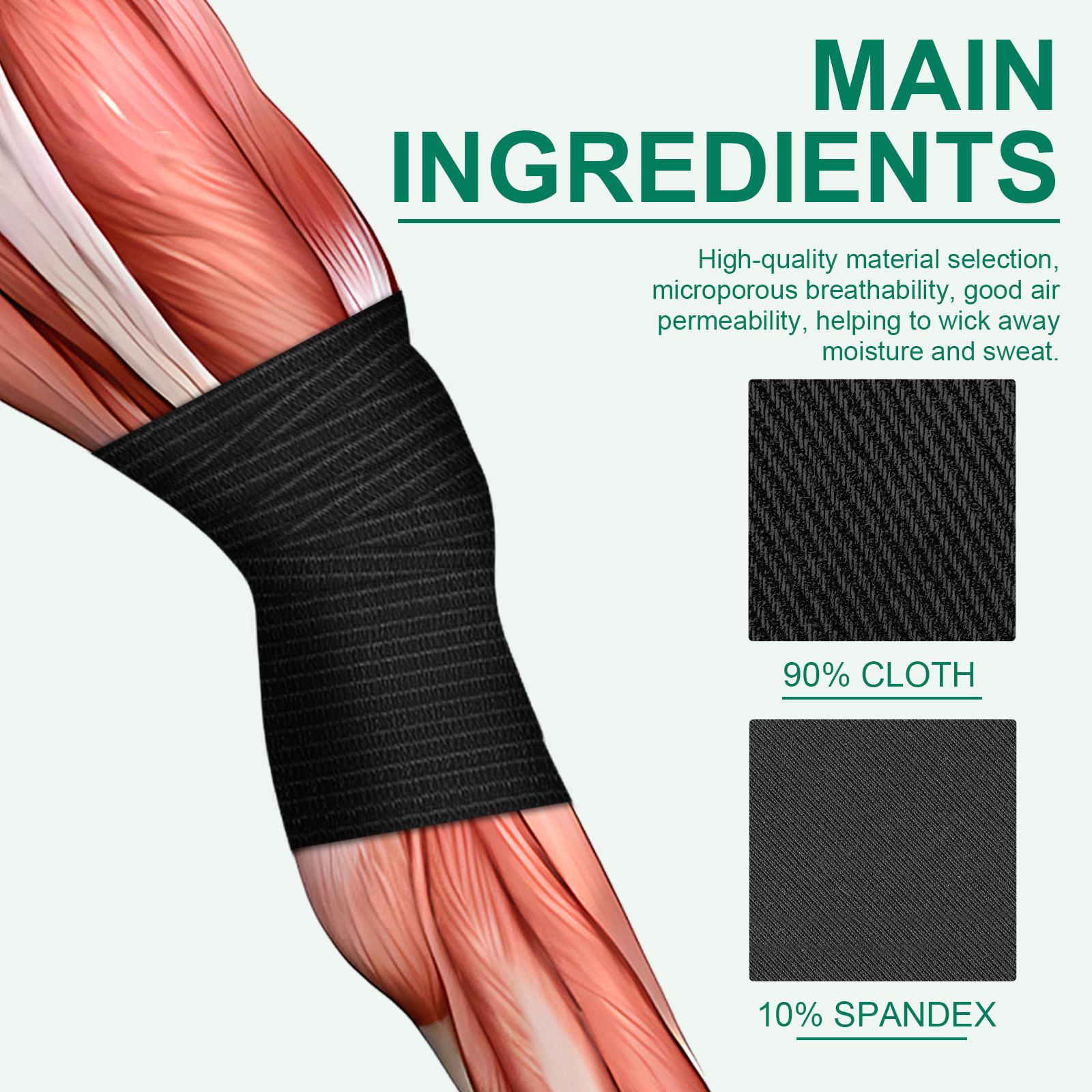 Houkea Elastic Self-Adhesive Sports Bandage Relieves Pain in Wrist, Elbow, and Knee, Waterproof Elastic Protective Bandage