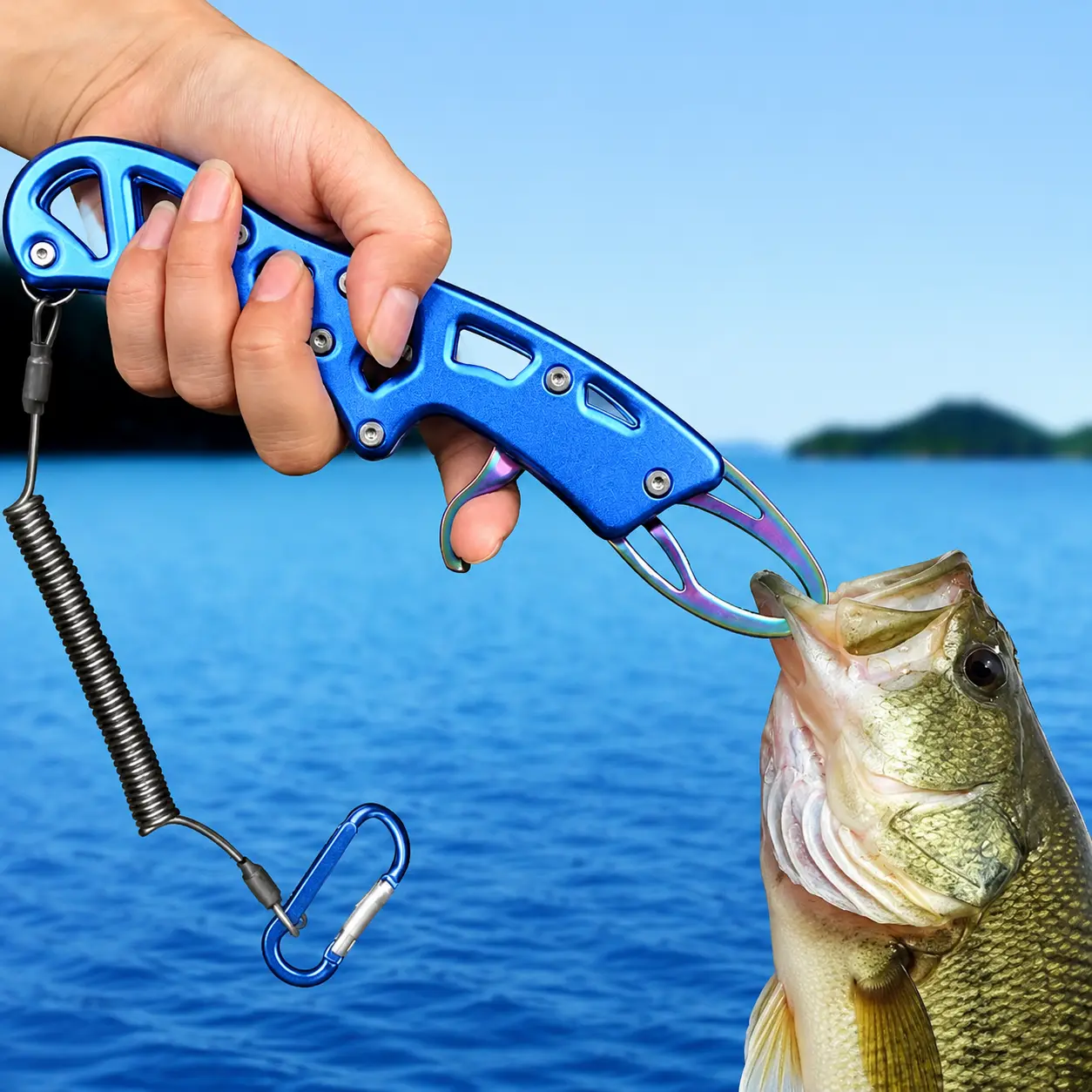 Heavy-Duty Stainless Steel Landing Pliers for Fishing – Rust-Resistant, Ergonomic Grip Design with Non-Slip Jaws, Ideal for Large Game Fish Handling and Safe Catch-and-Release Operations