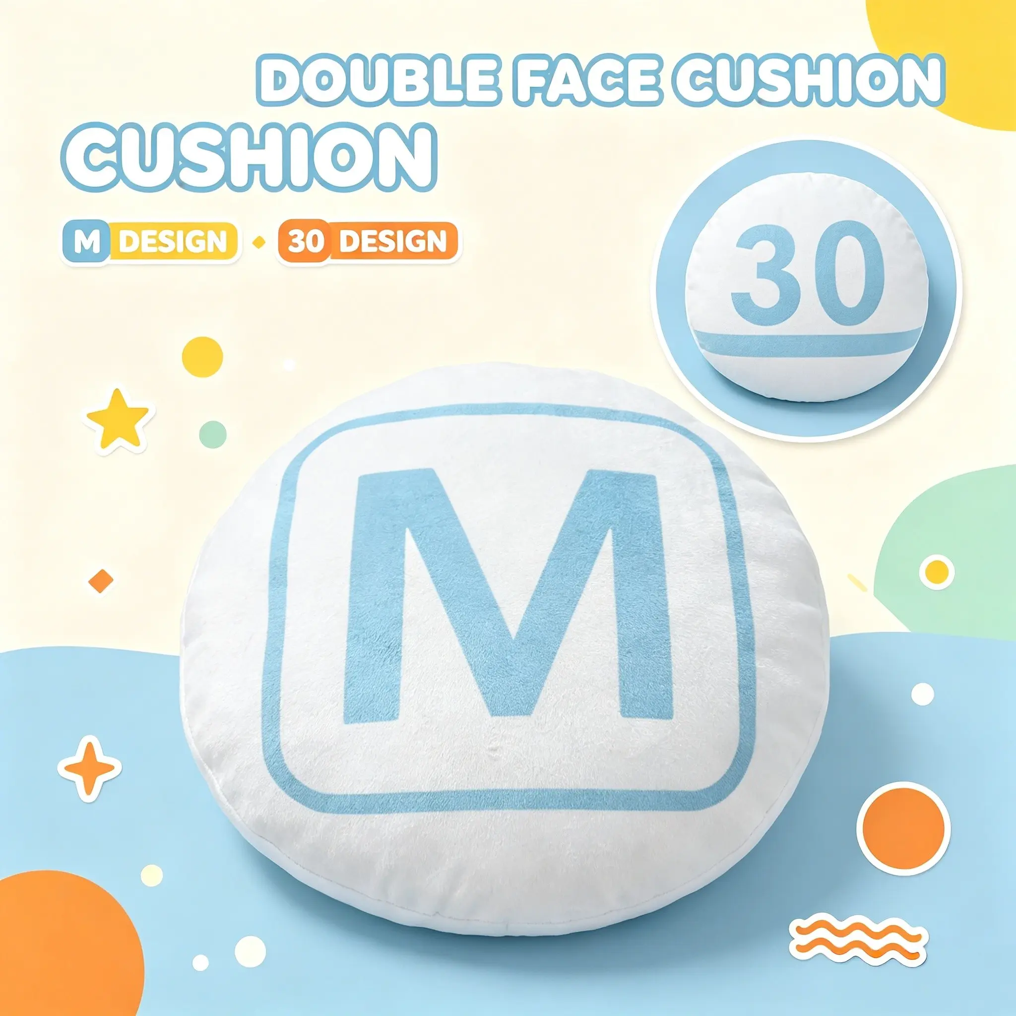Plastic Pill-Shaped Cartoon Cushion, Letter-Number Print Decorative Pillow, Plush Sofa Bedroom Resting Pillow, Indoor Home Soft Furnishings