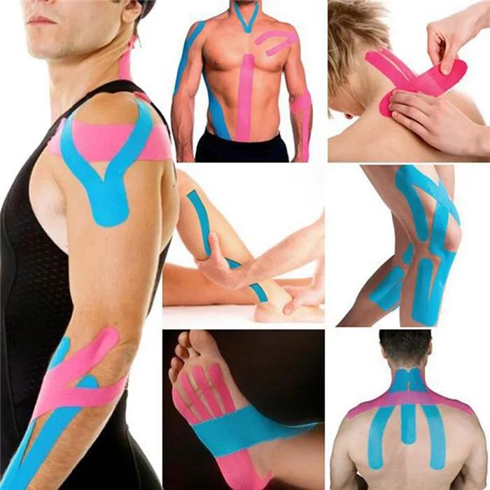 Waterproof Kinesiology Tape – Elastic Athletic Bands for Sports Recovery, Gym, Muscle Pain Relief & Strapping Support
