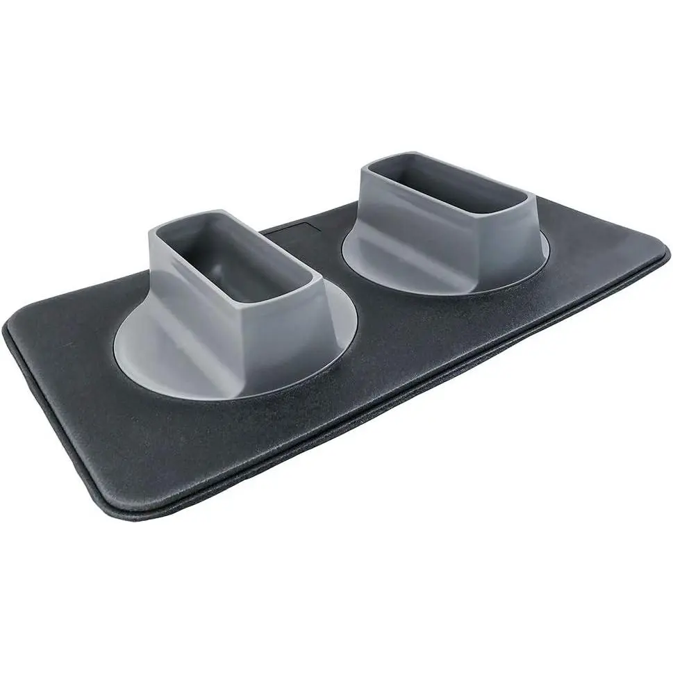 Ear Clear  Bowl and Mat Set, No Spill  and Water Bowls with Mat,  Feeding Tray Set for Long Eared  or Breeds, No Mess  Bowl 36 oz Feeder Bowl Set, Hounds, Cocker Spaniels, Setters
