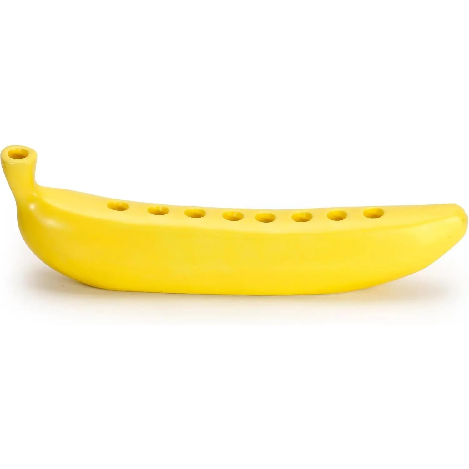Novelty Ceramic Banorah™ – Menorah for Hanukkah, Chanukah Candle Holder – Fun, Banana Themed Menorah