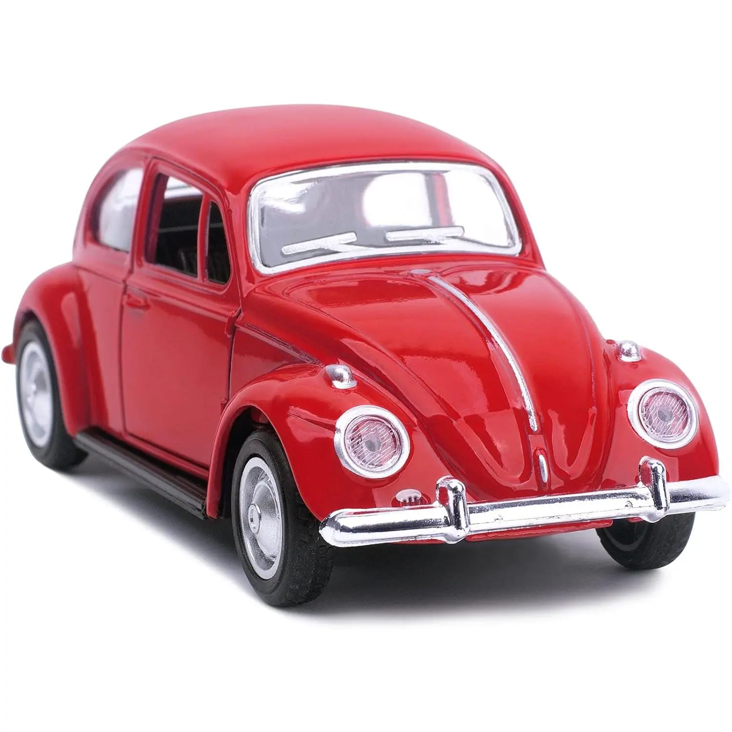1967 Classic Beetle Bug Vintage 1/32 Scale Diecast Metal Pull Back Car Model Toy for Gift/Kids (RED)fidget toys