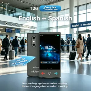 Ai Smart Translator Machine, Multi-Language Support, Real-Time Voice Translation, Offline & Image Translation, Ideal for Travel & Business