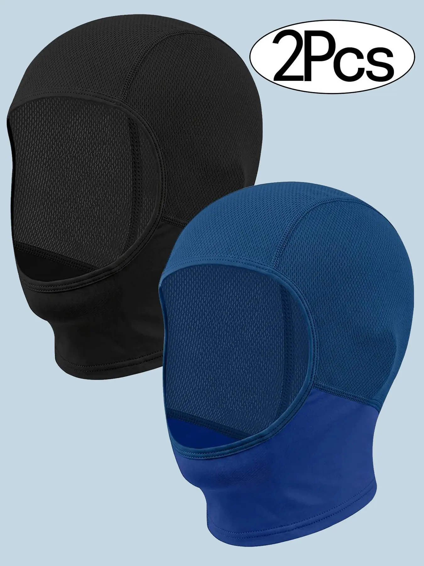2 Pcs Motorcycle Balaclava for Men Quick Sweat Wicking Helmet Liner for Professional Motorcycling Beanie Cap Balaclava Ski Mask, Balaclava Face Mask for Men and Women, Pooh Shiesty Mask