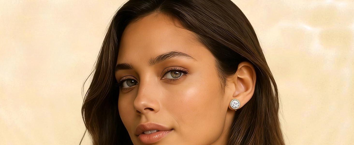 CASSIECA Comfortable Clip on Earrings for Women Sparklrd Crystal Clip Earrings CZ Cute Butterfly Flower Pearl Clip on Stud Earrings Non Piercing Jewelry