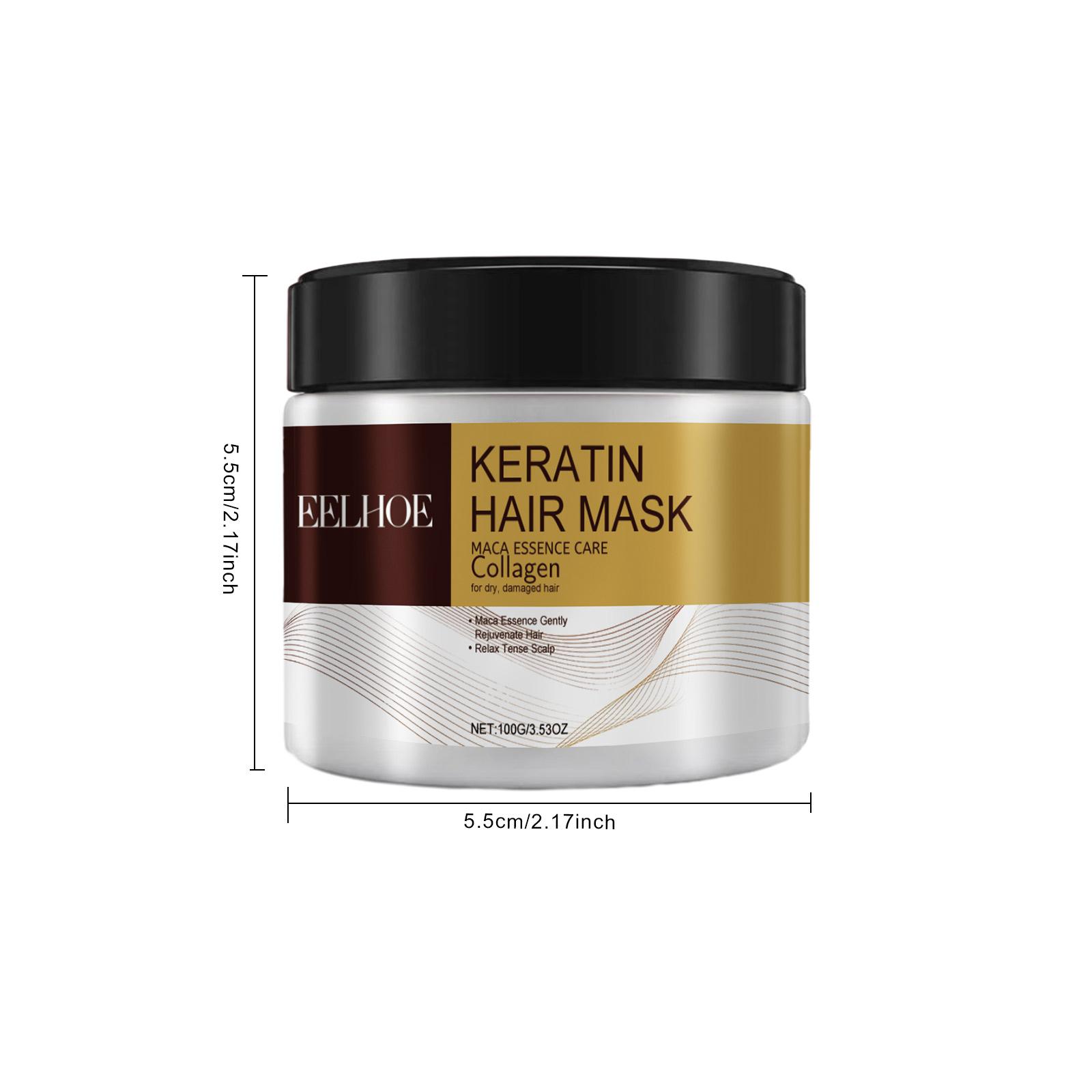 EELHOE Repair Moisturizing Hair Mask Deep Moisturizing Repair Damaged Hair Dry Split Knot Hair Mask