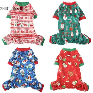 4 Pack Cartoon Print Dog Tees, Trending Soft Lightweight Summer Puppy Shirts with Dinosaur Shark Jellyfish Rocket Graphics, Stretchy Slip On Universal Fit Pet Outfits, Breathable Pet Clothing for Small Medium Dogs for Daily Loungewear Pet Party Summer Ind