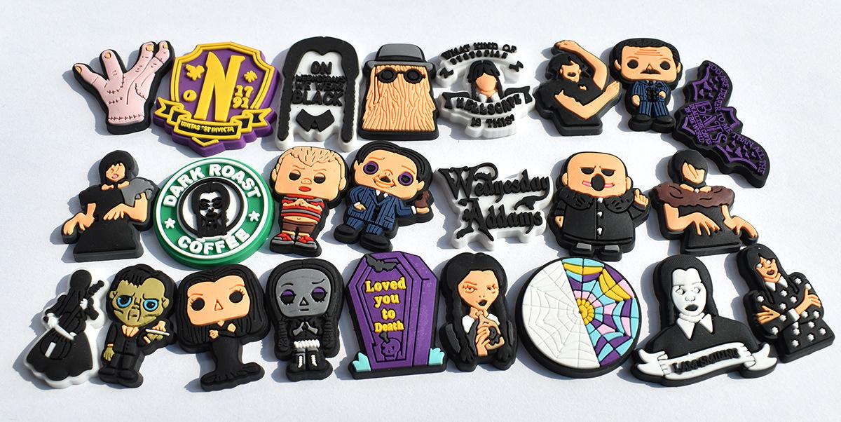 Halloween cartoon DIY accessory small flat decoration PVC soft adhesive patch decoration