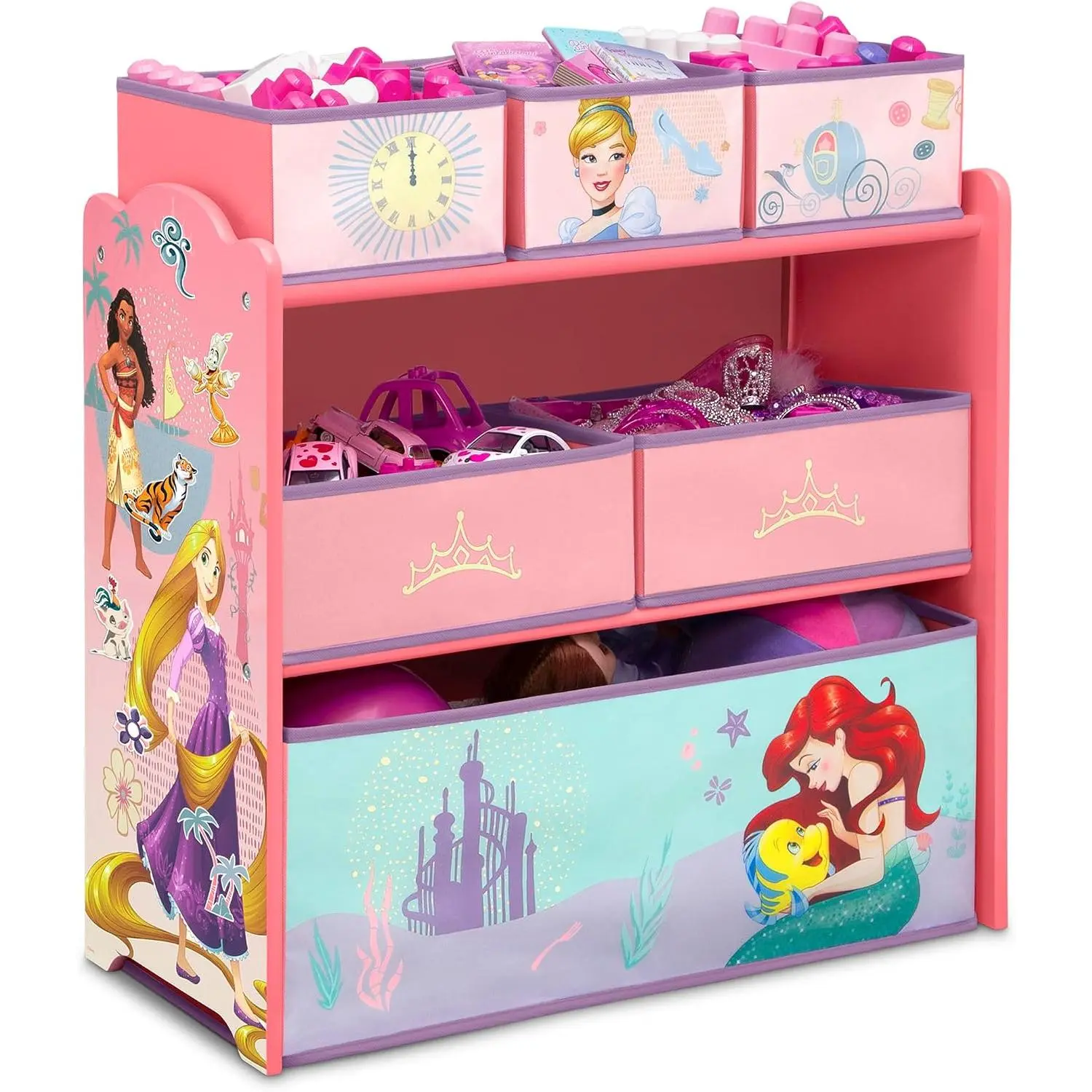 Children & Store 6 Bin Toy Organizer,