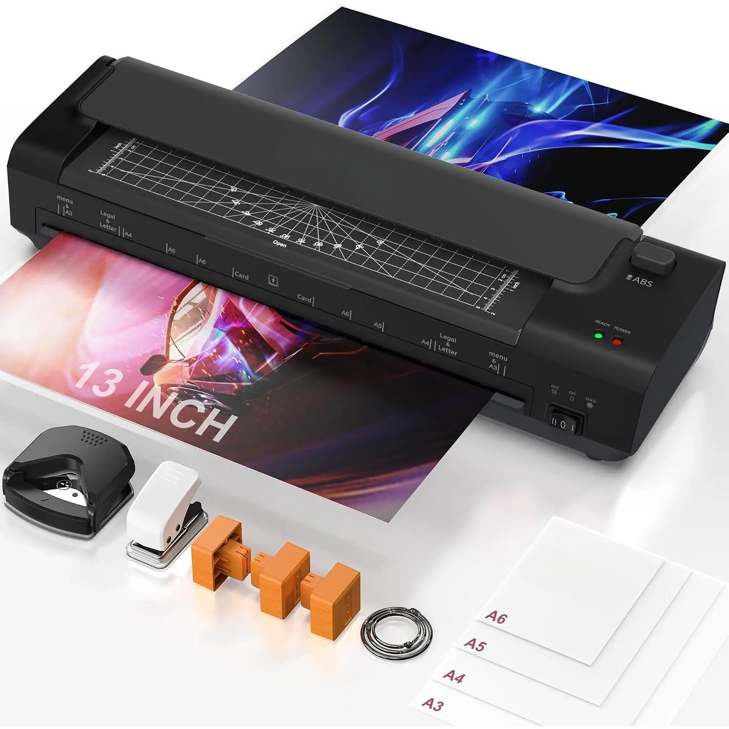 13 Inch Laminator Machine, A3 Personal Laminator Kit for Teachers