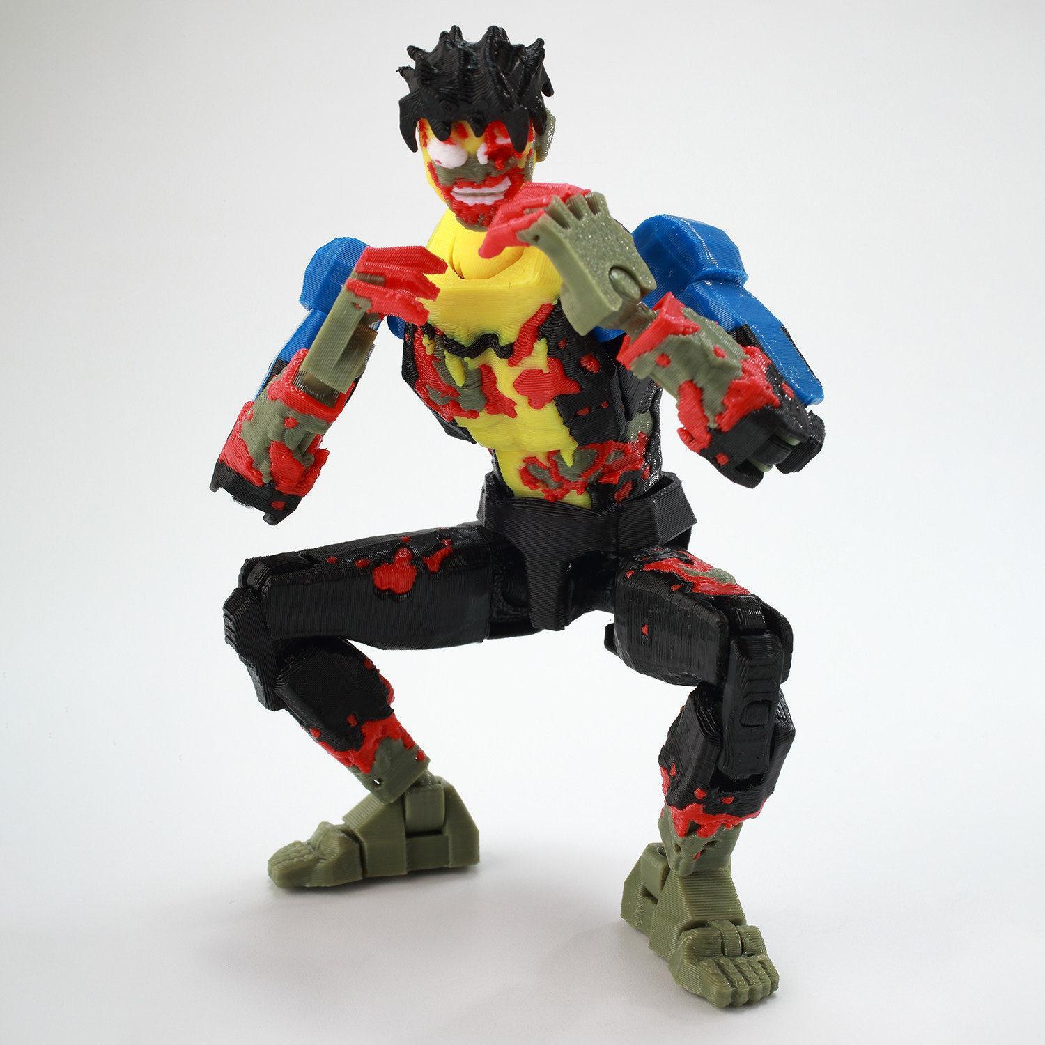 In Stock New 3D Printed Invincible T13 Dummy 13 Action Figure Multi-Jointed Movable Shapeshift Superhero Model Toy
