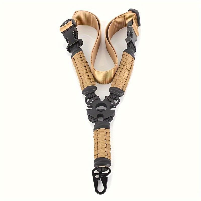 Outdoor Hunting Nylon Quick Release Single Point Slings,  Snap Accessories, Hunting Tool Use Tactical Nylon Quick-Release Single-Point Sling |   Hunting Tool Accessory with Adjustable Buckle - Durable Camo Pattern & Zero Slips