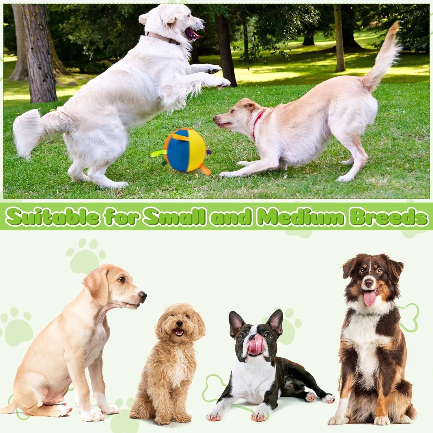 Upgraded Solid Color Polyester Herding Ball Durable Inflatable Training Play Ball for Sheep Horse Dog Farm Pet Exercise Game Toy