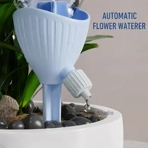 【new product】Watering Spikes For Plants Automatic Drip Irrigation Device Adjustable Plant Waterer For Indoor Outdoor Potted Houseplants Herbs Vacation Travel Care Universal Bottle Fit 28–30mm Slow Release Hydration System