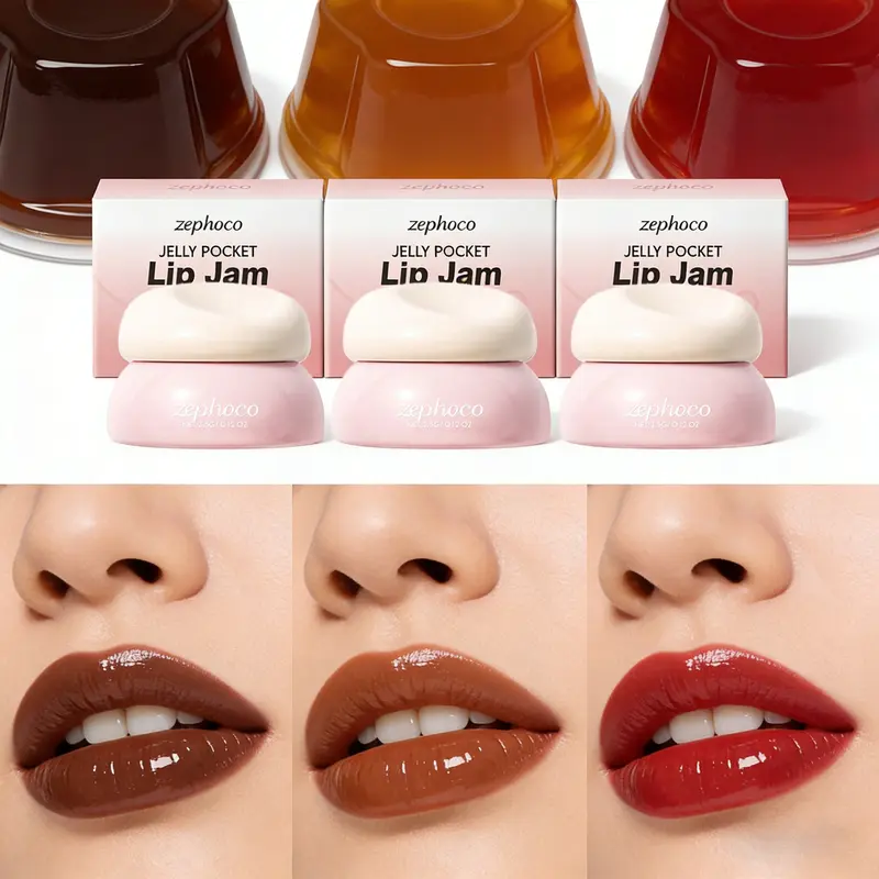 Moisturizing Lip Balm Set Chocolate Watermelon Color Jelly Texture Gentle Hydration Nourishing Lips Daily Care