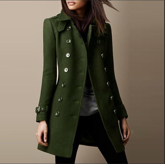 Autumn and Winter Double-breasted Casual Jacket Women's Clothing Women's Double Breasted Wool Coat winter jacket collection Autumn and Winter Double-breasted Casual Jacket Women's Clothing Women's Double Breasted Wool Coat winter jacket collection
