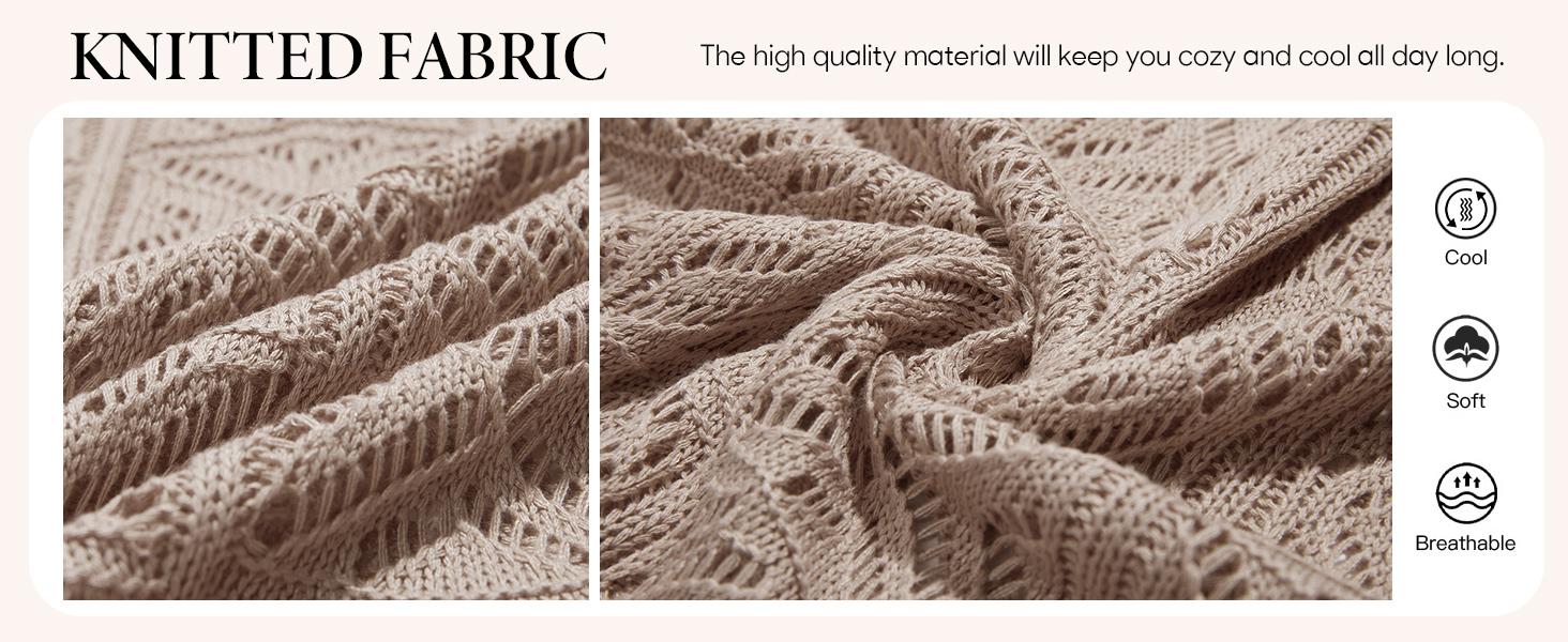 2026 Women's Bohemian-Inspired Beige Crochet Top with V-Neck# Springtok# TikTokShopJumpstartSale Casual Chic..