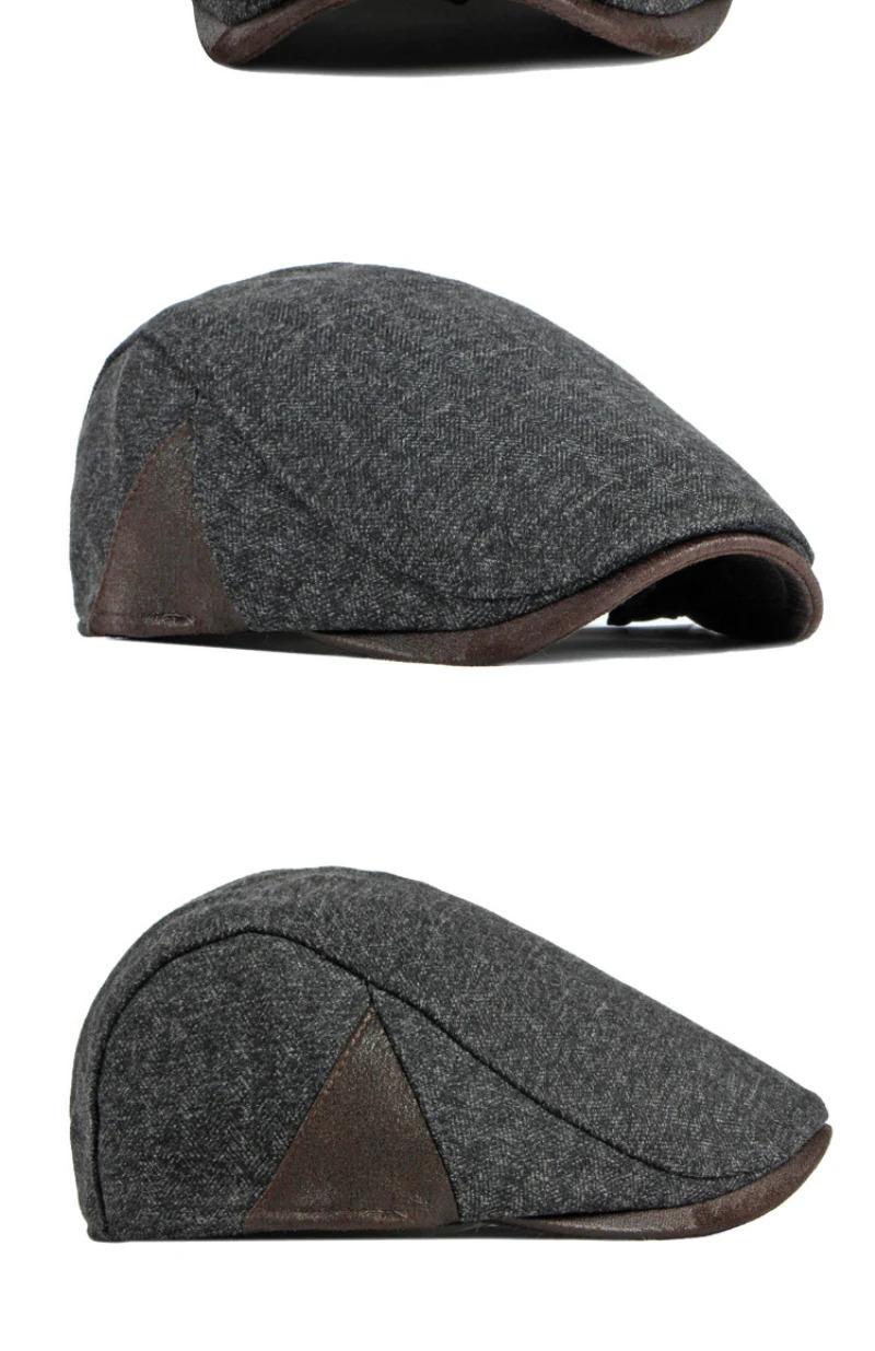 HT3963 Berets 2023 New Beret Cap Men Women Autumn Winter Hat Male Female   Flat Cap Vintage Artist Painter Beret Hat