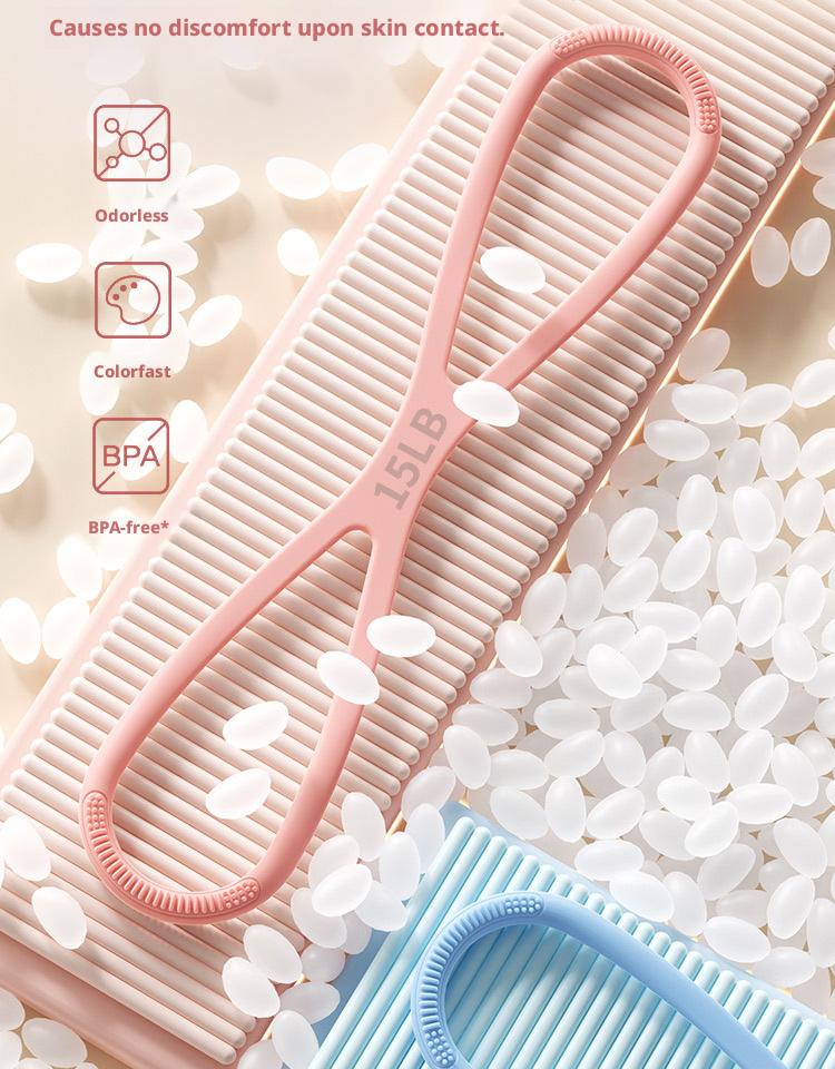 Women's figure-eight resistance band, used for arm and chest expansion, yoga, fitness, massage training equipment, stretching equipment