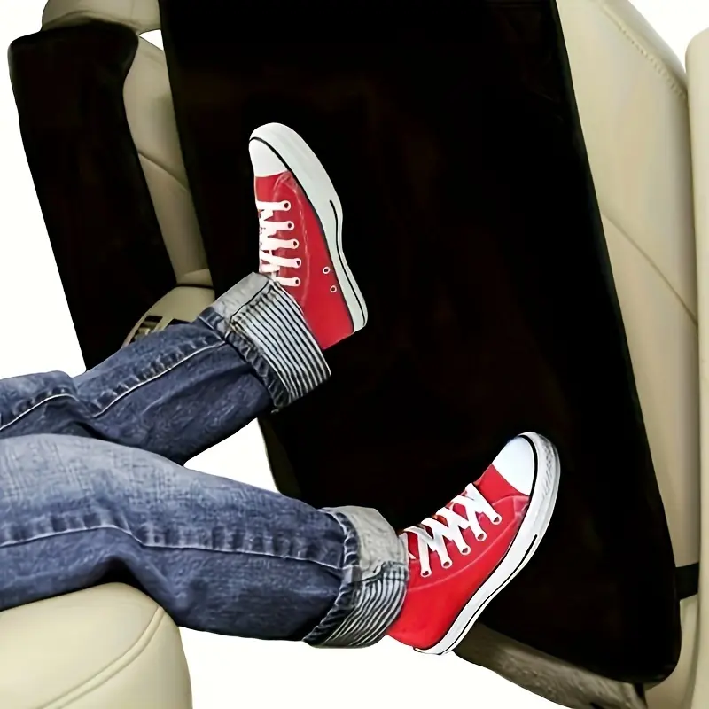 Kick Mats Car Seat Protector, Protective Pad, Car Back Seat Cover Offer Protection for Your Upholstery - Car Back Seat Protector